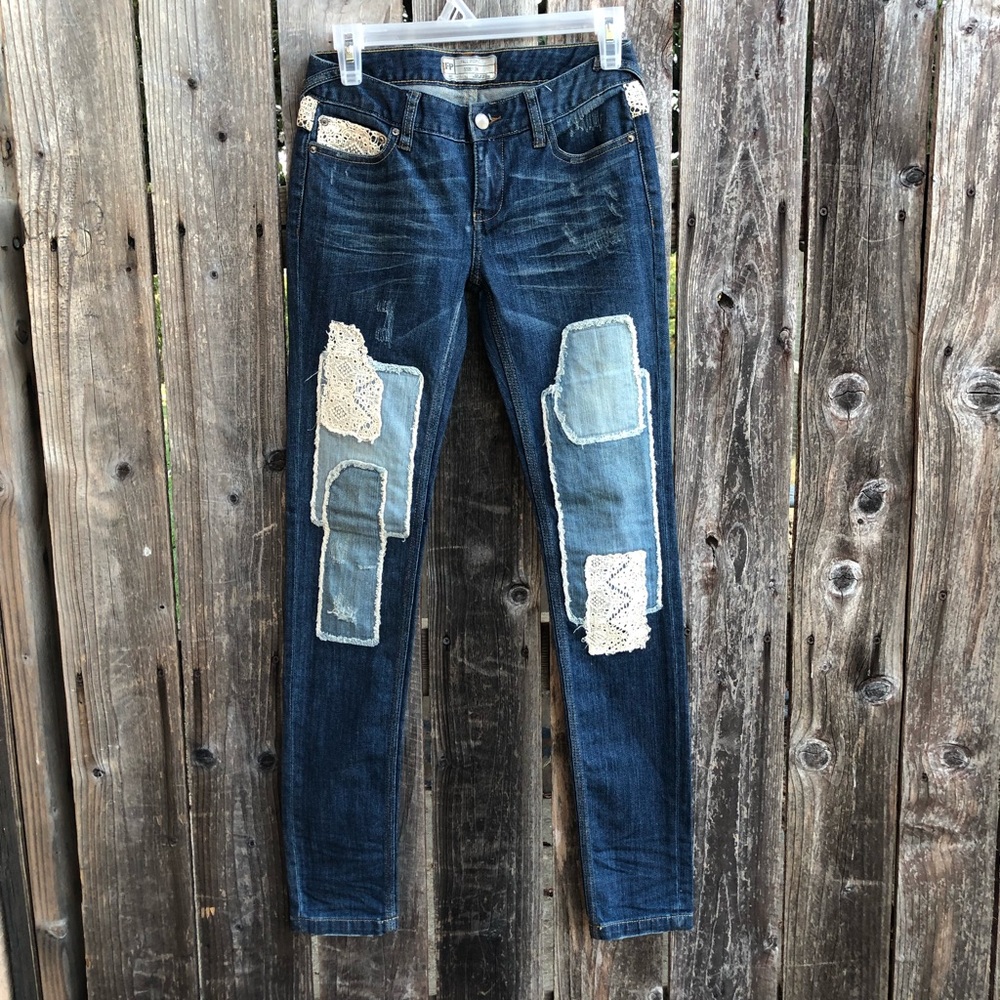 Free People • patchwork Haynes jeans
